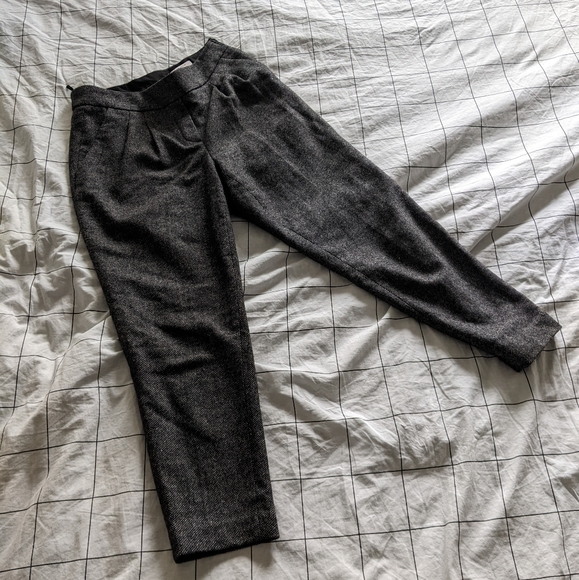 Aritzia Babaton Cohen Pant 2 Heather Dark Charcoal - Picture 4 of 7
